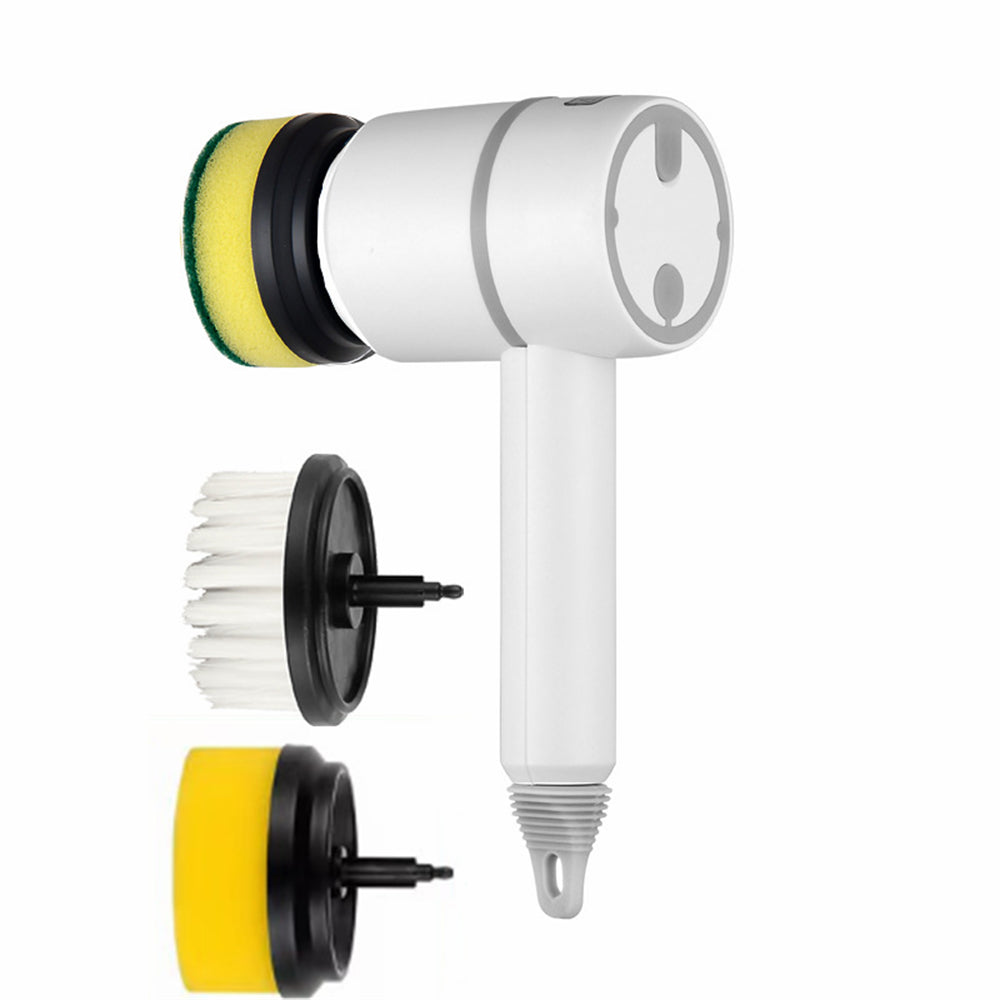 Wireless USB Rechargeable Electric Cleaning Brush for Kitchen & Bathroom Surfaces