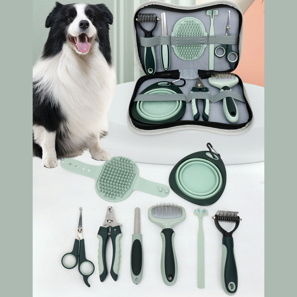 Professional Cordless Low Noise Dog Grooming Clippers Kit