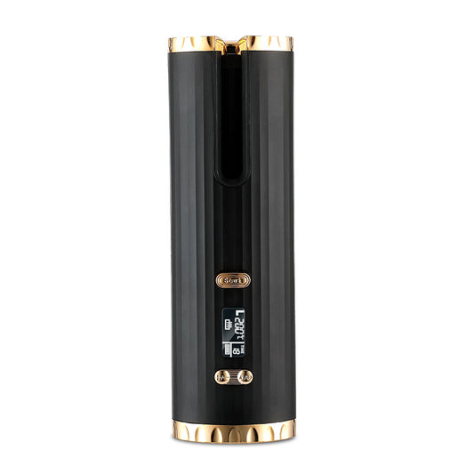 Rechargeable Automatic Ceramic Hair Curler Portable LCD Display Styler