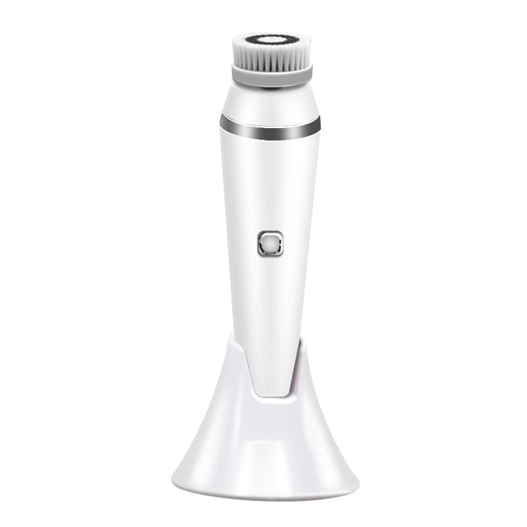 Waterproof Rechargeable 4-in-1 Electric Facial Cleansing Brush Pore Cleaner