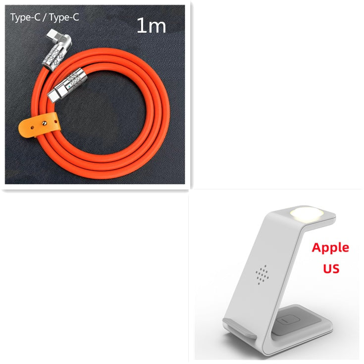 3-in-1 Fast Wireless Charging Stand Phone Holder Dock Station