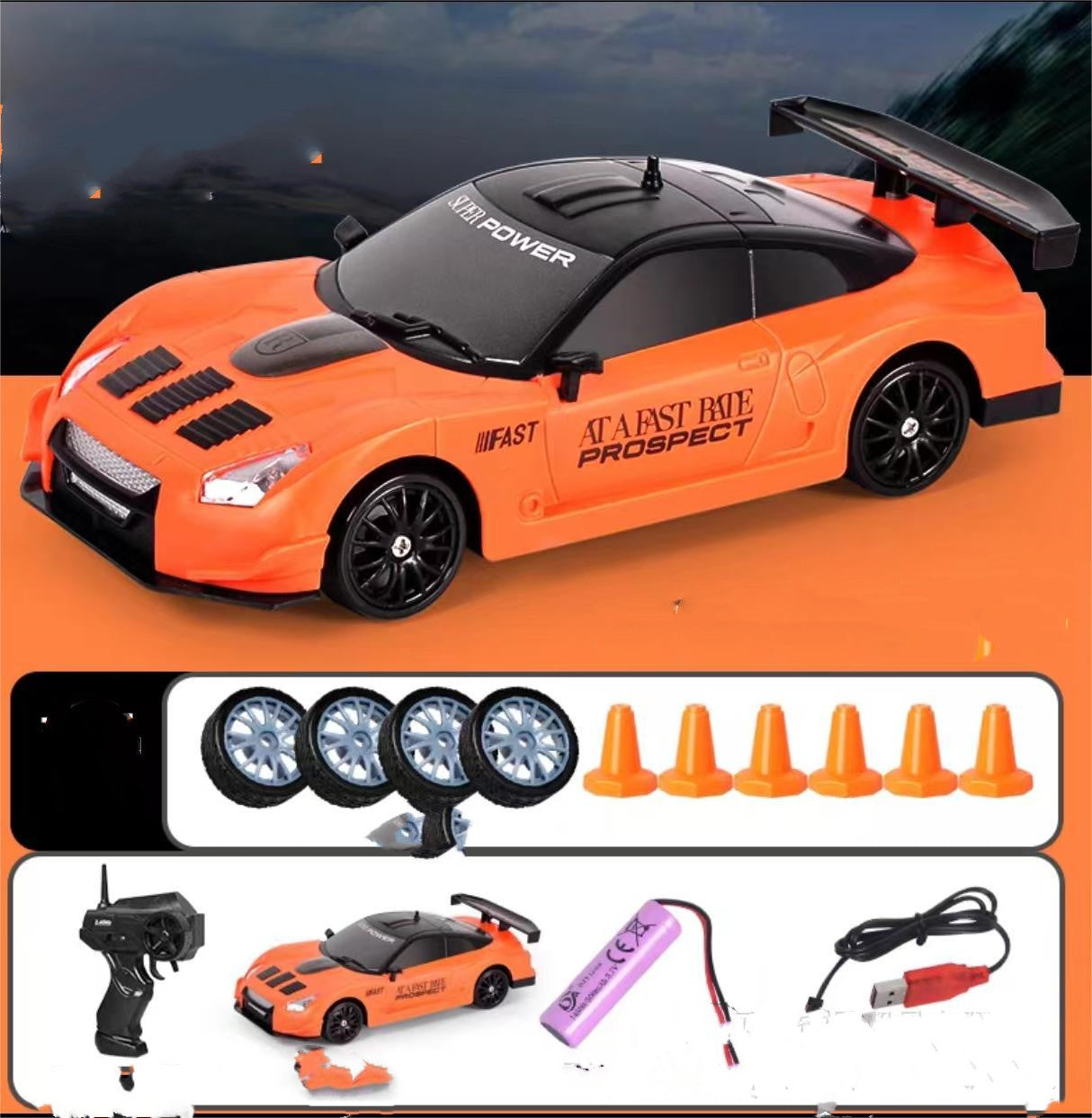 2.4G 4WD RC Drift Racing Car Remote Toy