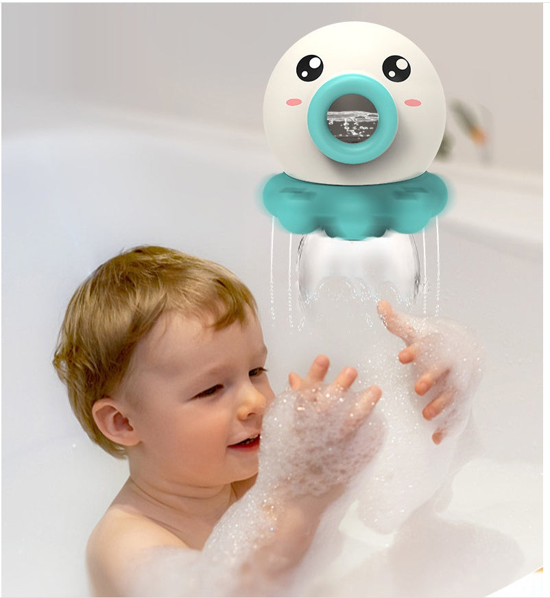 Octopus Fountain Rotating Shower Sprinkler Kids Bath Water Toy