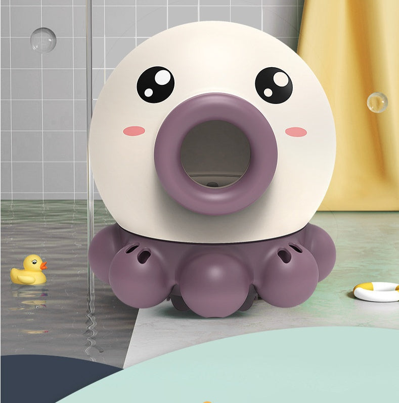 Octopus Fountain Rotating Shower Sprinkler Kids Bath Water Toy