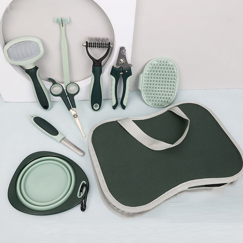 Professional Cordless Low Noise Dog Grooming Clippers Kit