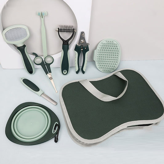 Professional Cordless Low Noise Dog Grooming Clippers Kit