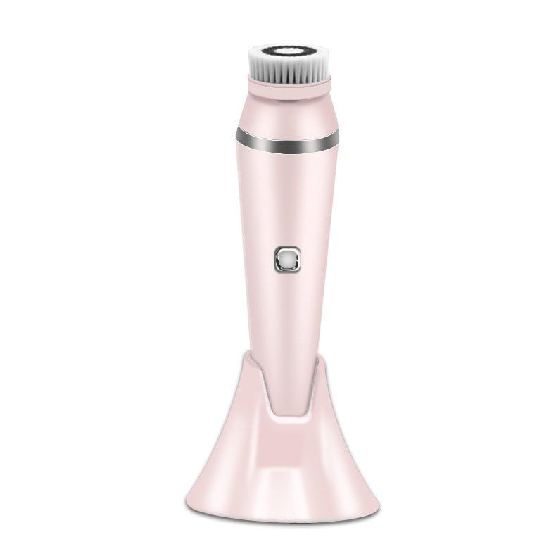 Waterproof Rechargeable 4-in-1 Electric Facial Cleansing Brush Pore Cleaner