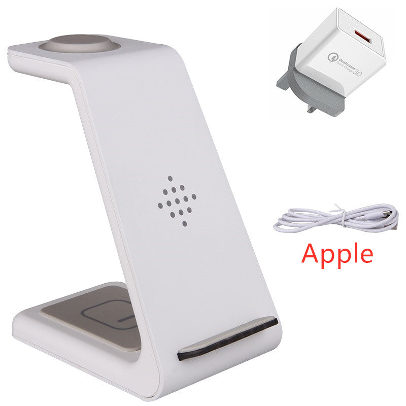 3-in-1 Fast Wireless Charging Stand Phone Holder Dock Station