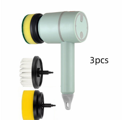 Wireless USB Rechargeable Electric Cleaning Brush for Kitchen & Bathroom Surfaces