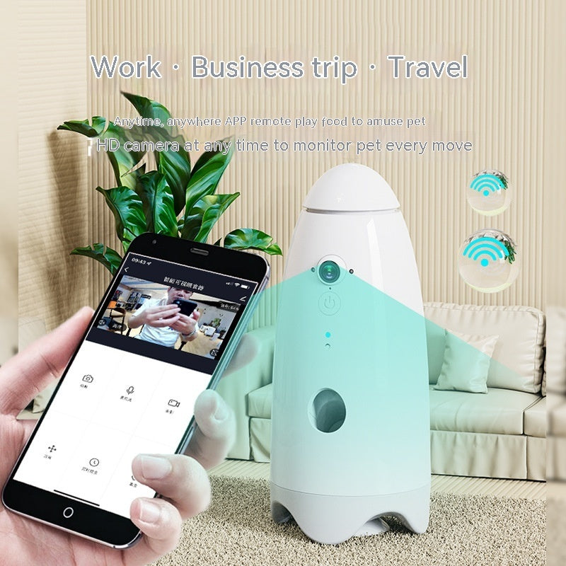 Smart App-Controlled Pet Feeder with Camera Tableware System