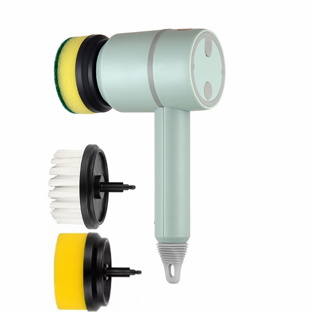 Wireless USB Rechargeable Electric Cleaning Brush for Kitchen & Bathroom Surfaces