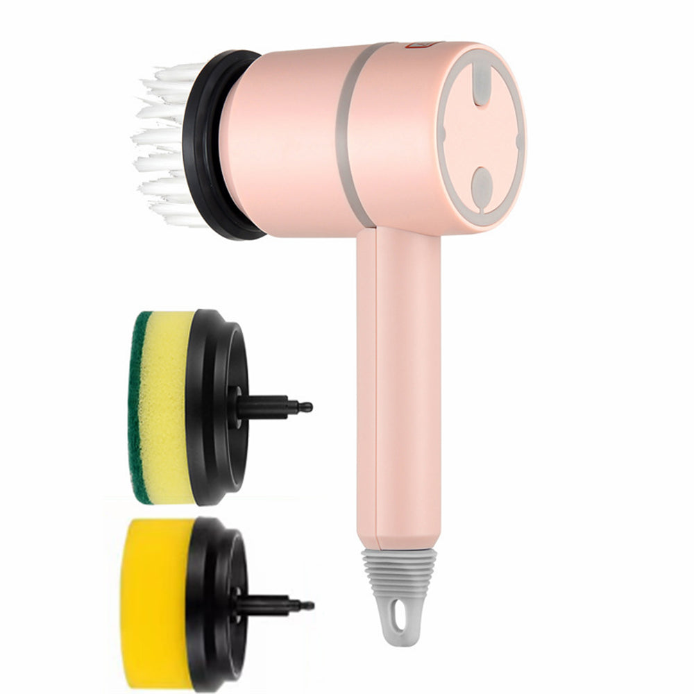 Wireless USB Rechargeable Electric Cleaning Brush for Kitchen & Bathroom Surfaces