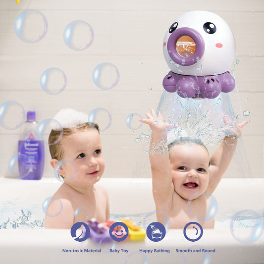 Octopus Fountain Rotating Shower Sprinkler Kids Bath Water Toy