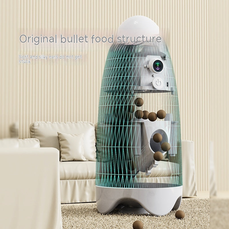 Smart App-Controlled Pet Feeder with Camera Tableware System