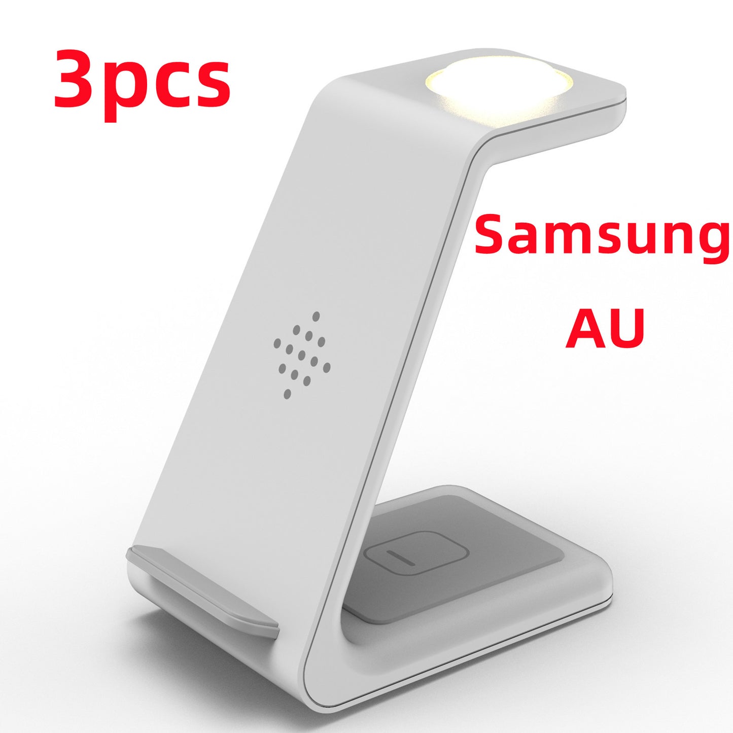 3-in-1 Fast Wireless Charging Stand Phone Holder Dock Station