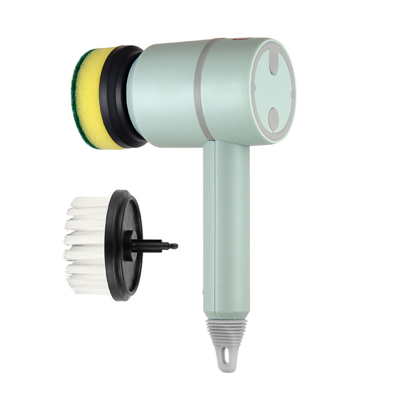 Wireless USB Rechargeable Electric Cleaning Brush for Kitchen & Bathroom Surfaces