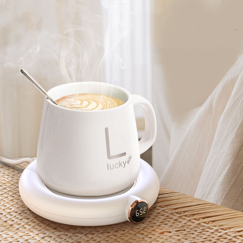 Smart Coffee Mug Warmer Constant Temperature Heating Coaster Desktop Pad