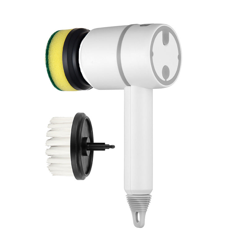 Wireless USB Rechargeable Electric Cleaning Brush for Kitchen & Bathroom Surfaces