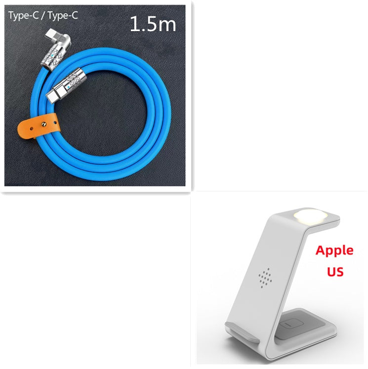 3-in-1 Fast Wireless Charging Stand Phone Holder Dock Station