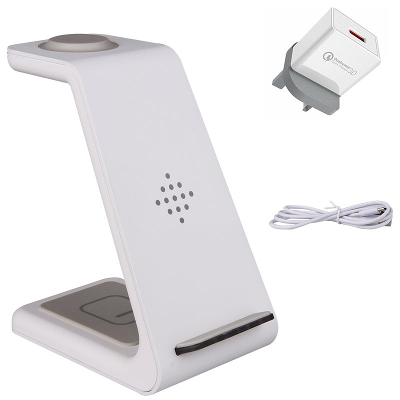 3-in-1 Fast Wireless Charging Stand Phone Holder Dock Station