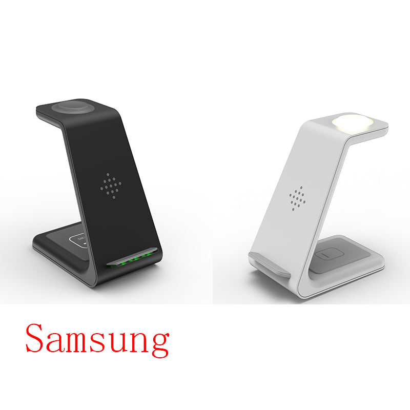 3-in-1 Fast Wireless Charging Stand Phone Holder Dock Station