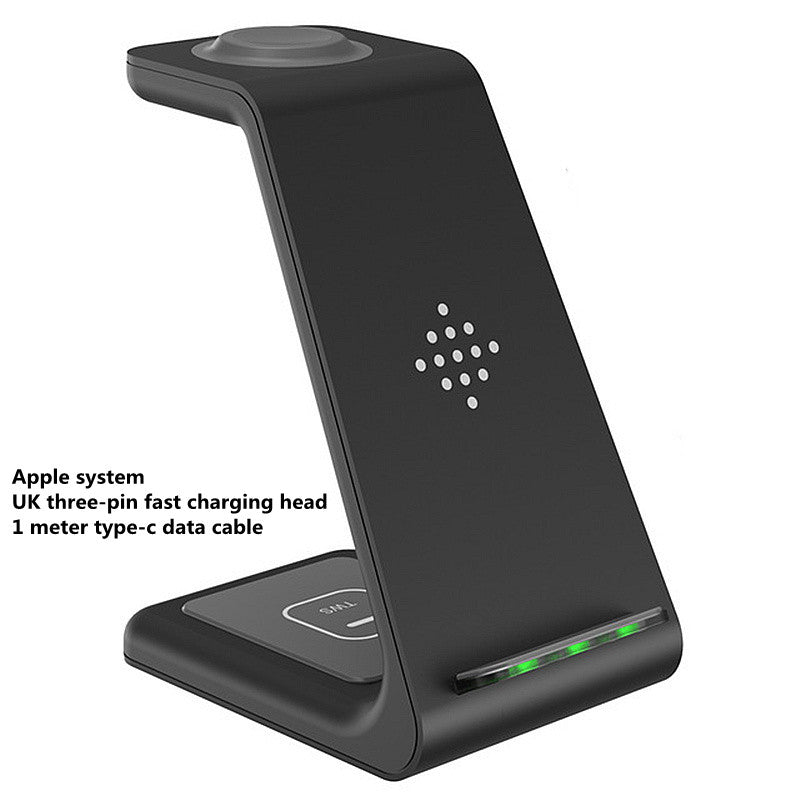 3-in-1 Fast Wireless Charging Stand Phone Holder Dock Station