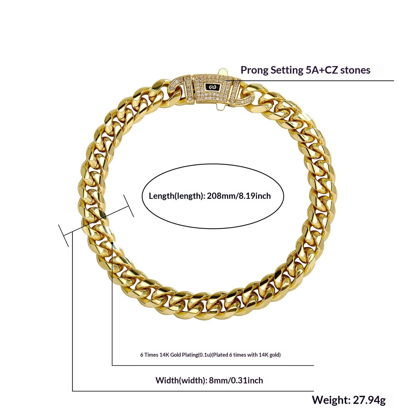 Stainless Steel Cuban Chain Titanium Steel Unisex Hip-Hop Necklace